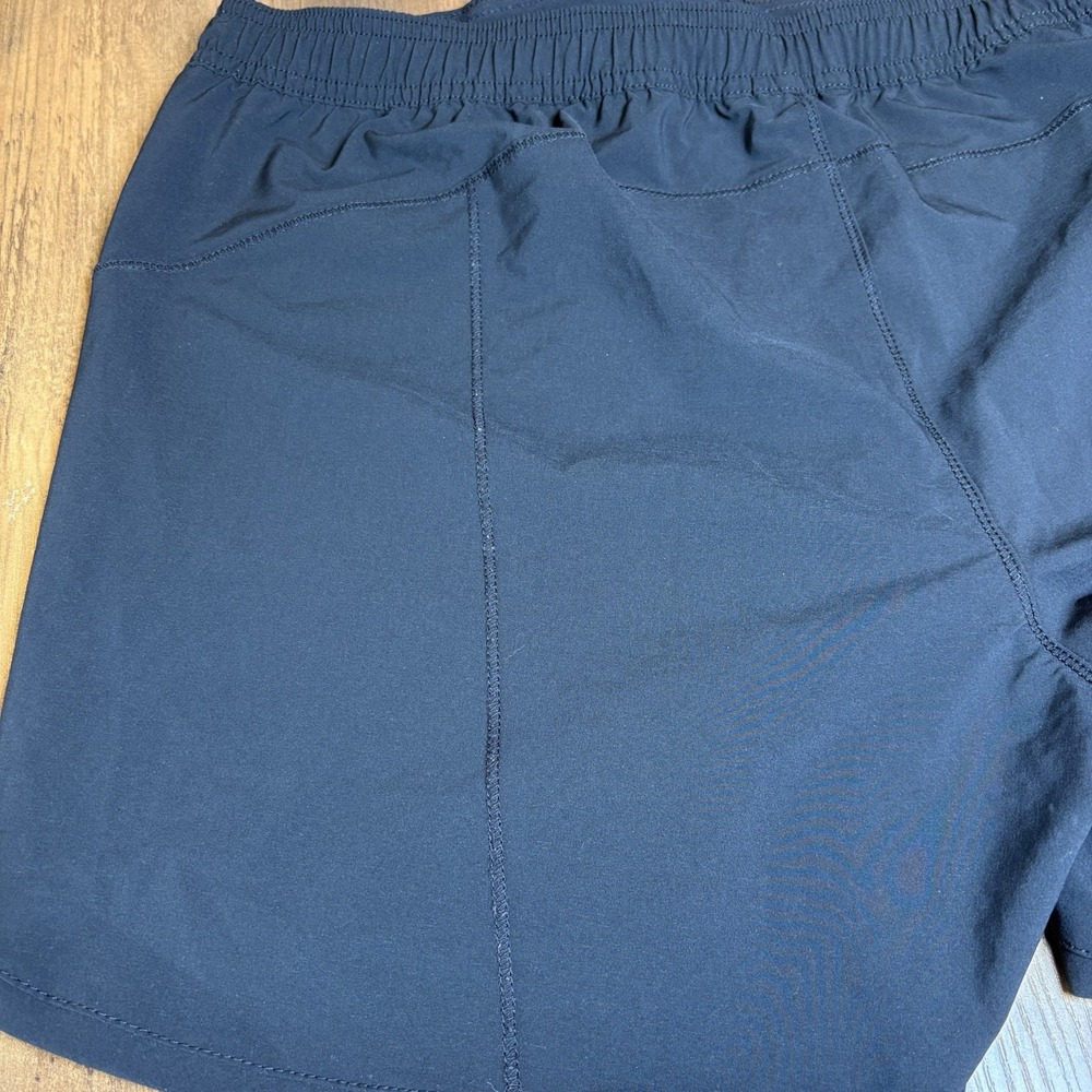 Lands End Sport Women 16 Black Athletic Shorts Gorpcore Activewear Stretch - Picture 3 of 12